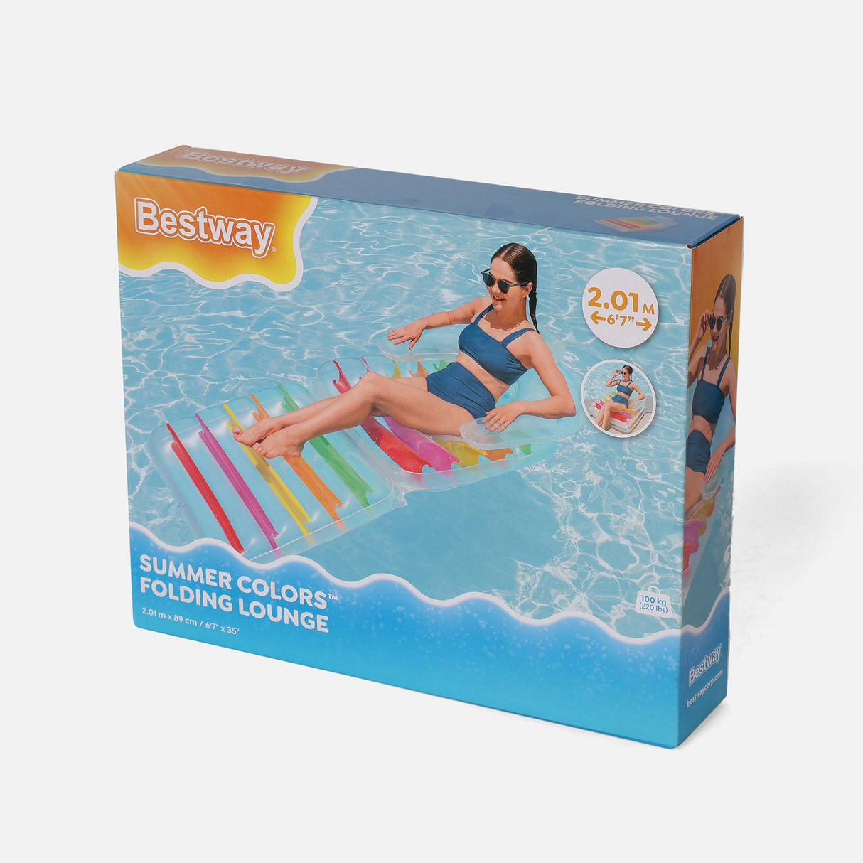 HIGH FASHION FOLDING LOUNGE CHAIR (2.01X89CM)