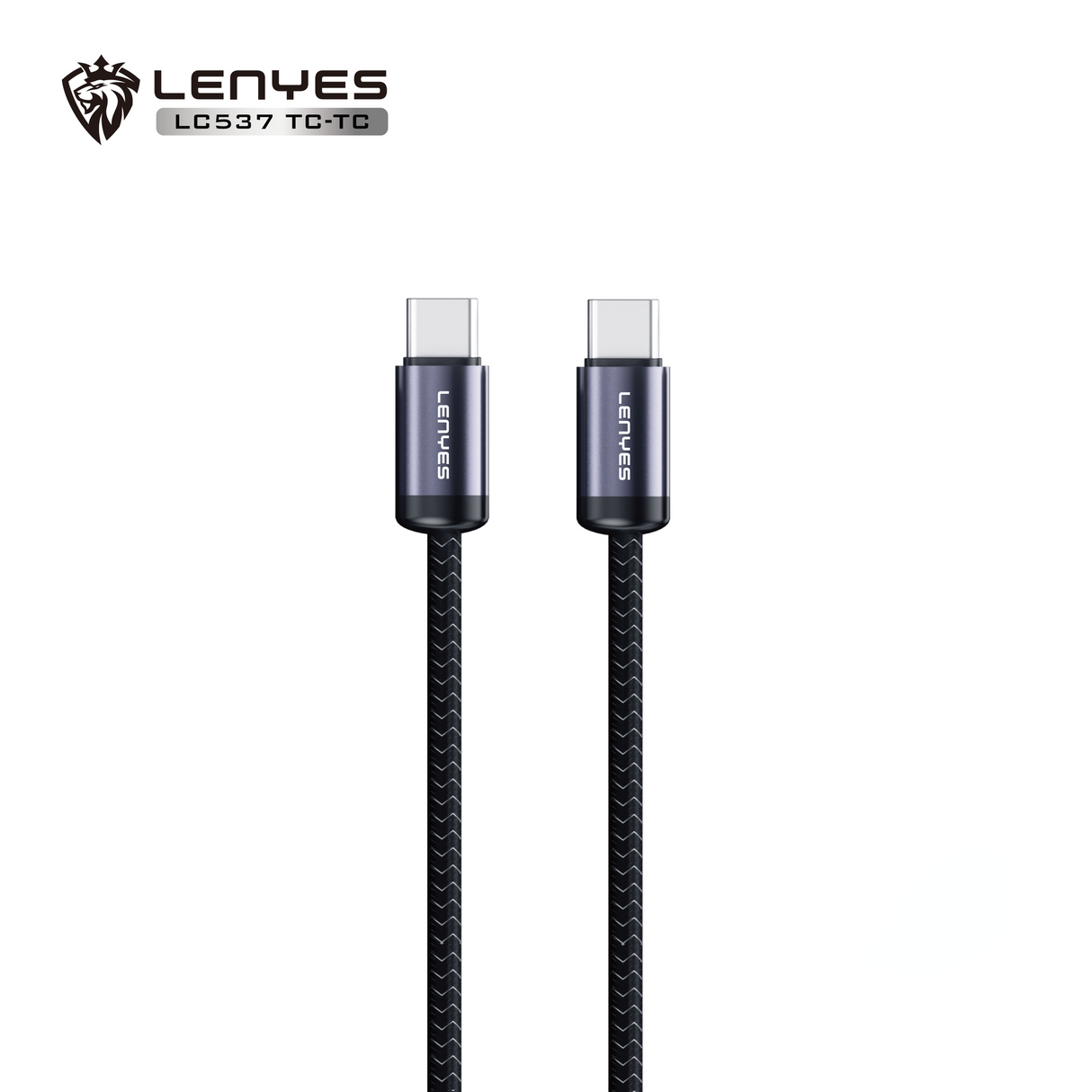 كابل شاحن1متر من نوع TYPE C إلى (60W)TYPE C