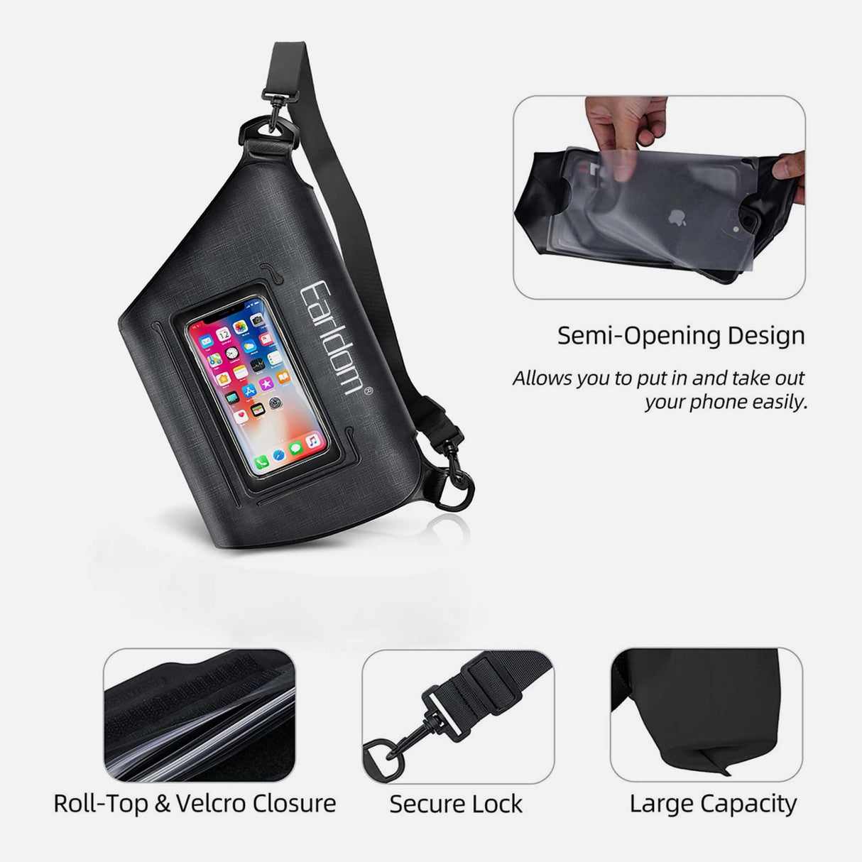 EARLDOM WATERPROOF CROSSBODY BAG