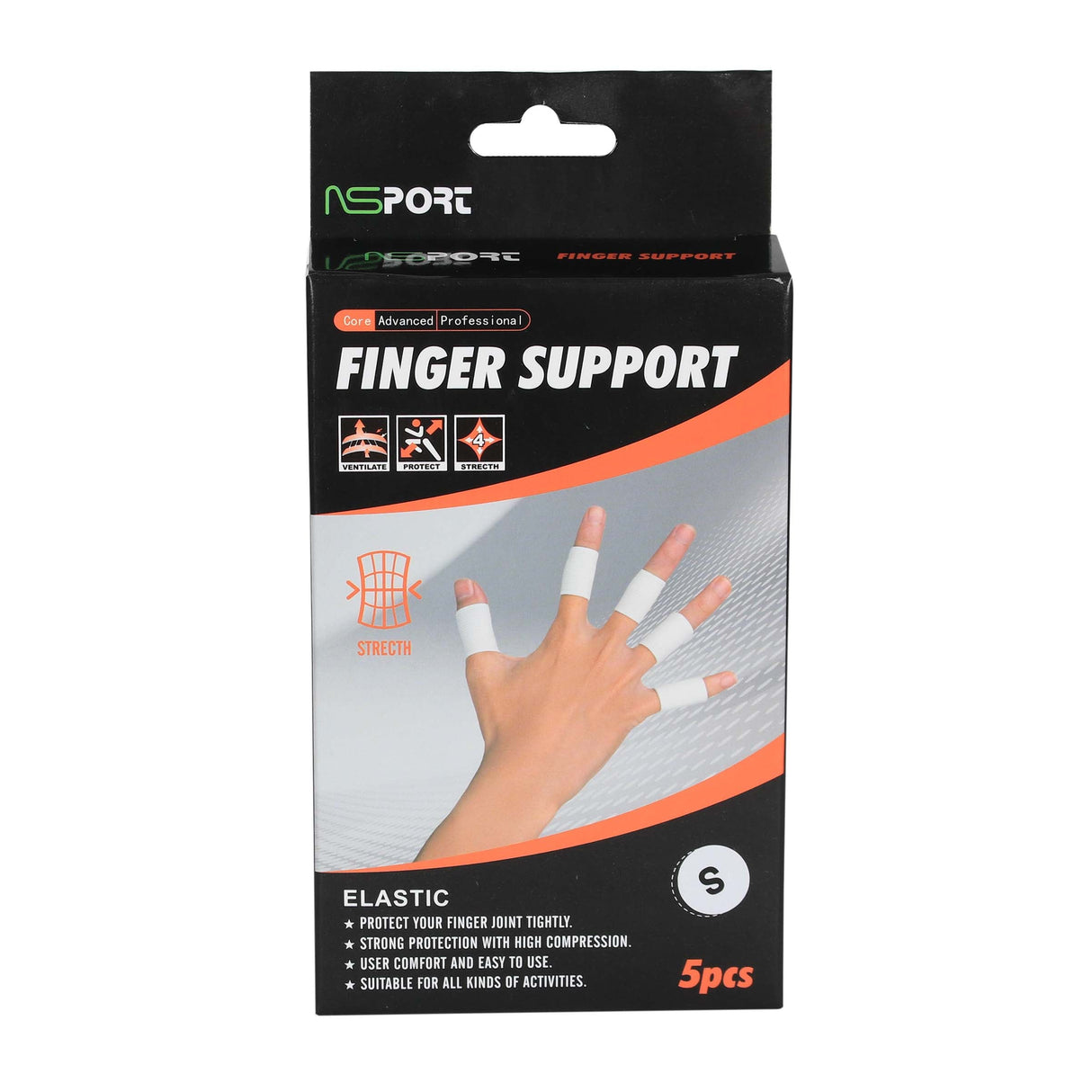 FINGER SUPPORT (COTTON) (5PCS)