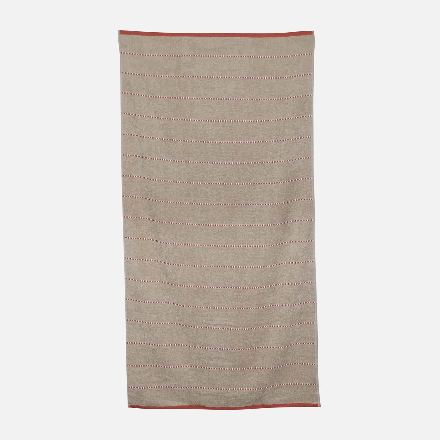 CHECKED STRIPE  GSM450 TERRY BATH TOWEL