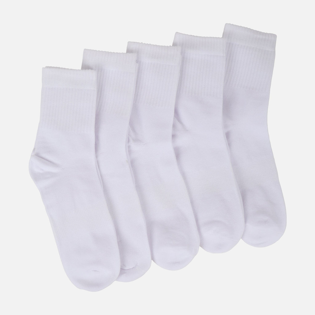 MEN SCHOOL CREW SOCK 5 PAIRS