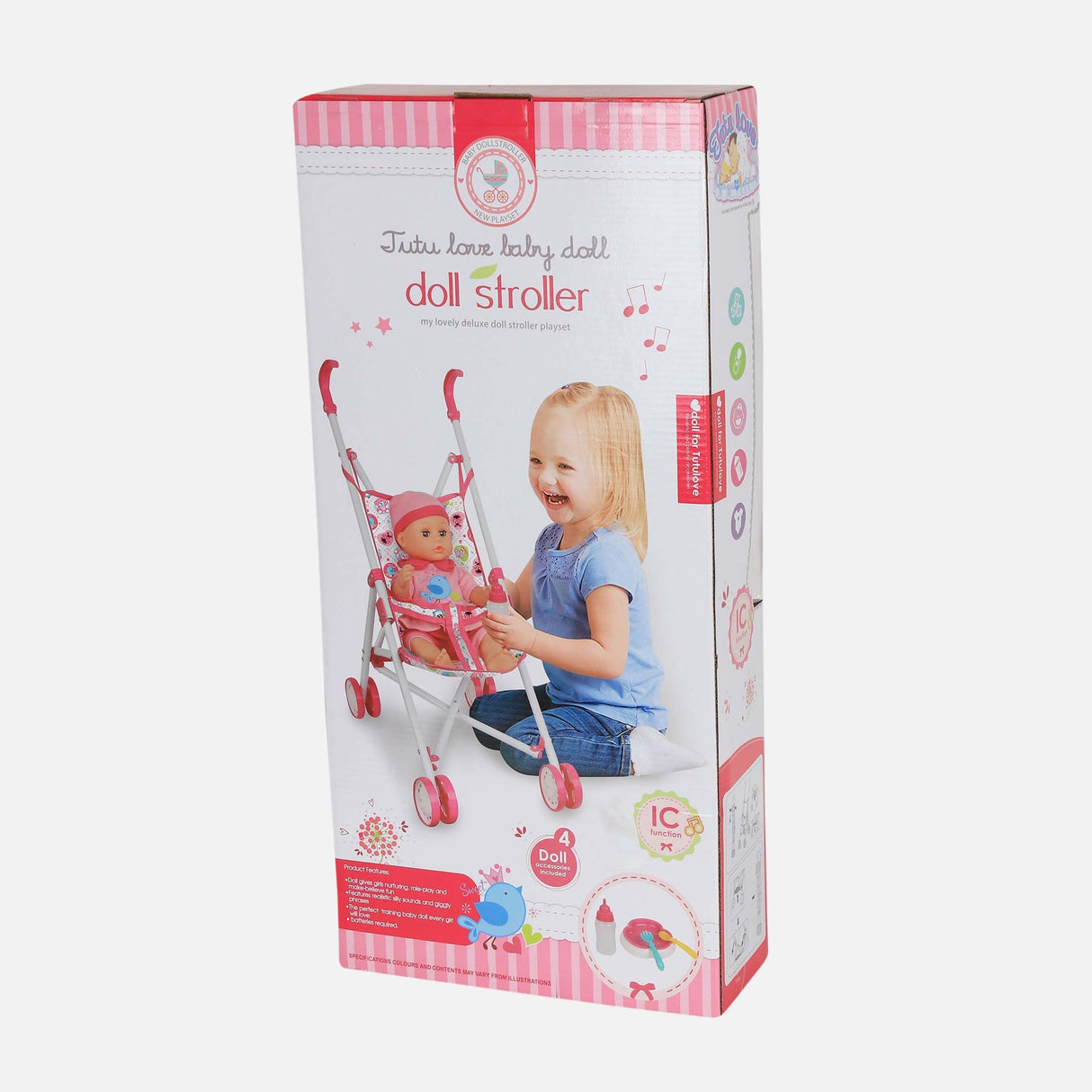 BABY DOLL CLOSE EYES WITH STROLLER