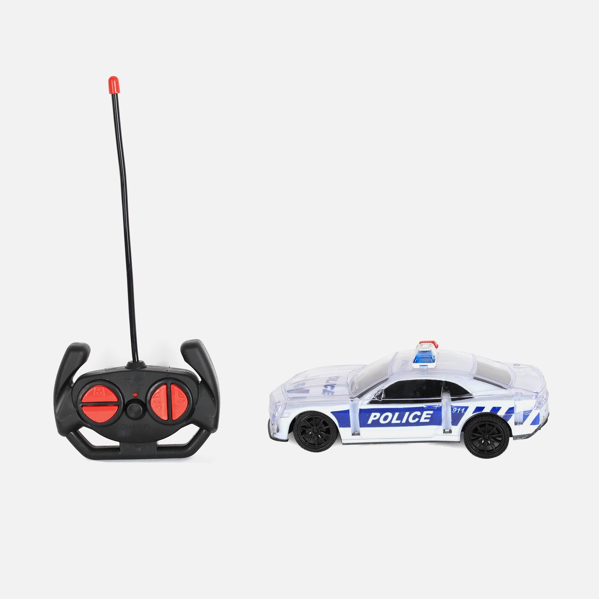 FOUR-WAY LIGHTS REMOTE CONTROL POLICE CAR