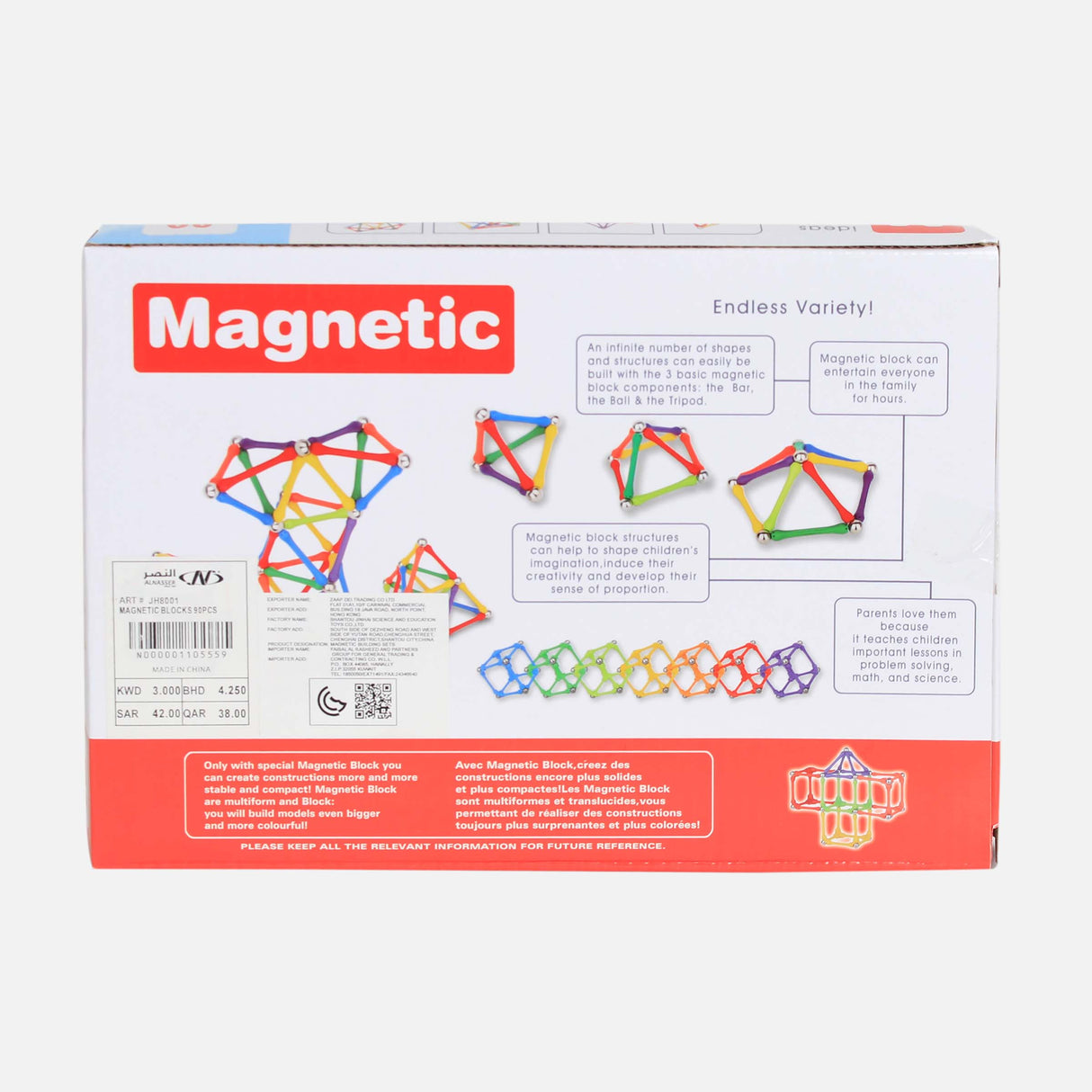 MAGNETIC BLOCKS 90PCS