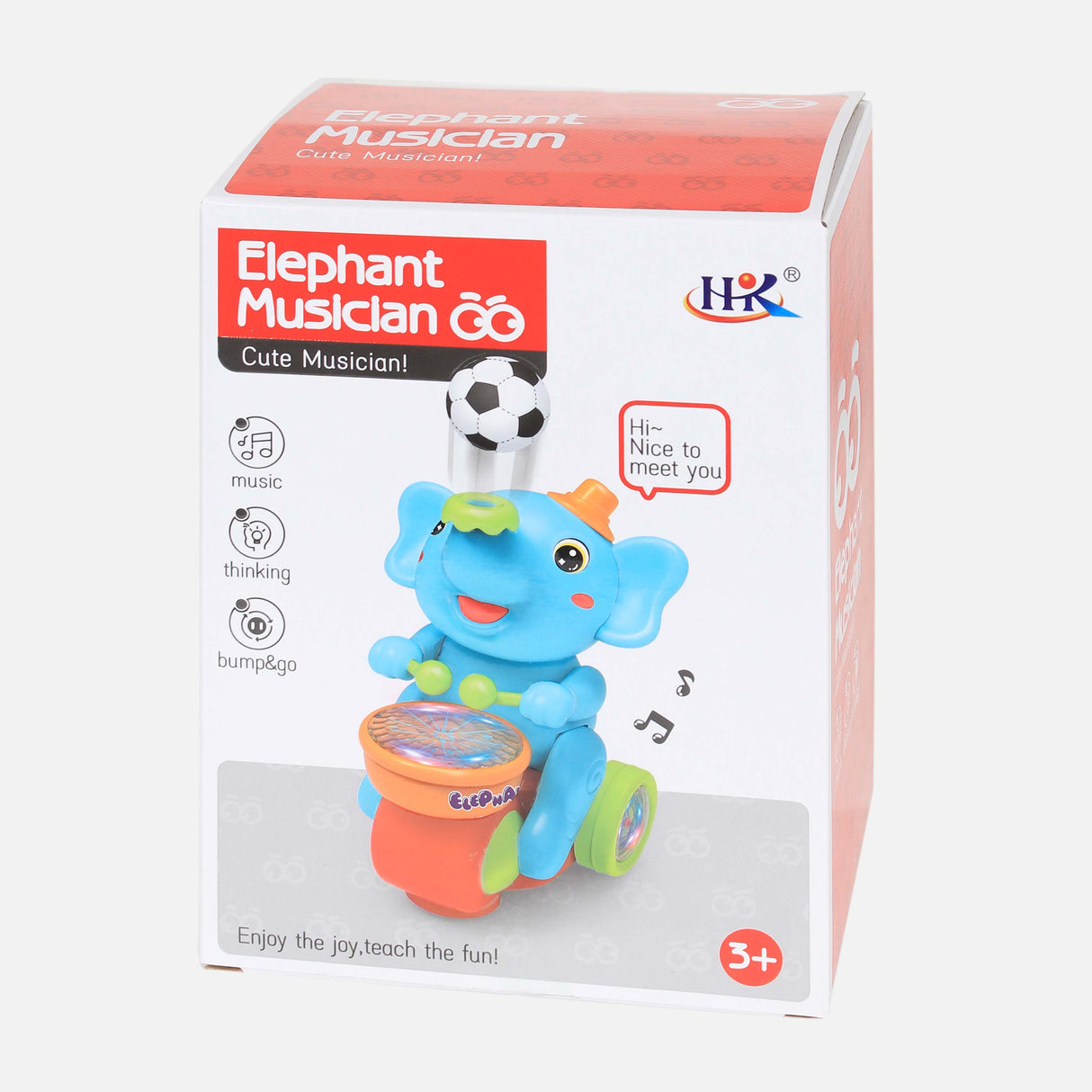 BATTERY ELEPHANT WITH LIGHT AND MUSIC