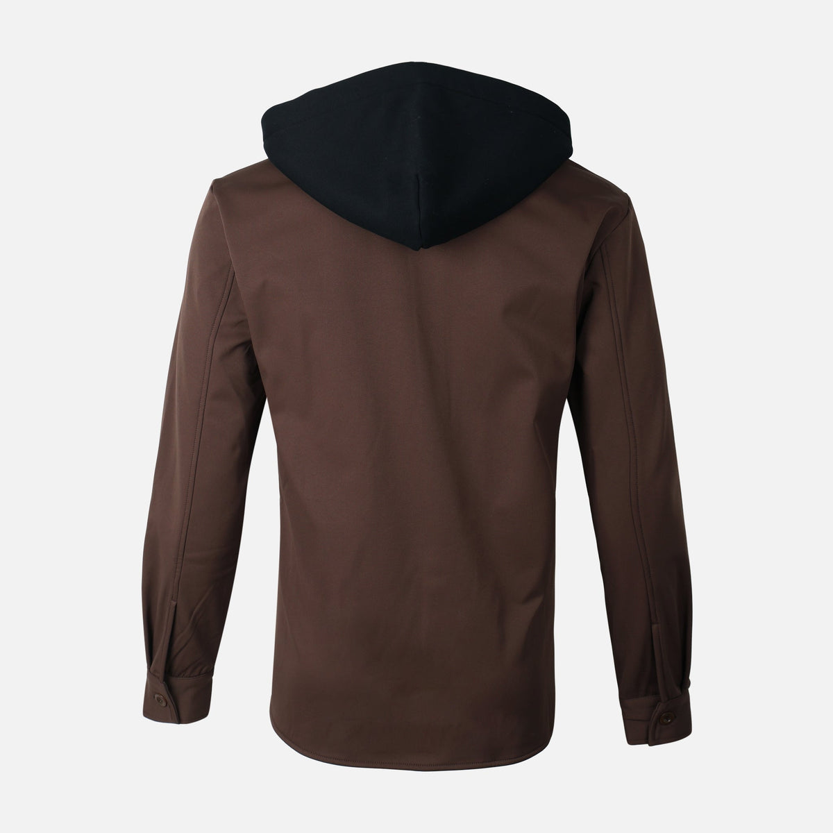 MEN LONG SLEEVE SHIRT WITH HOOD