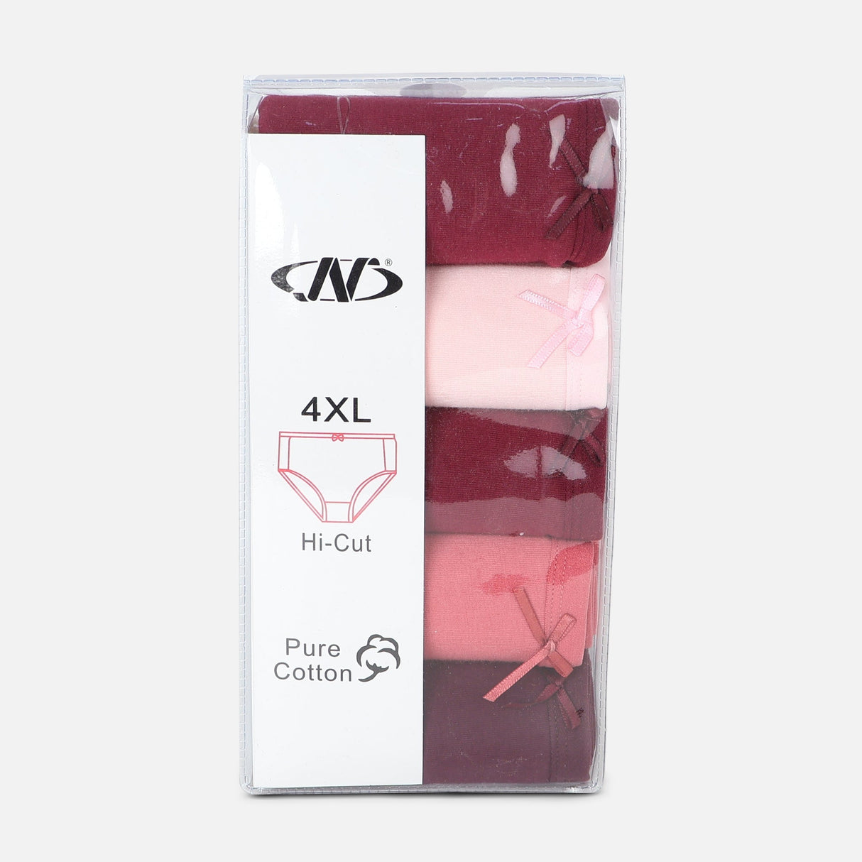 Women High-Waisted Panties 5 Pieces