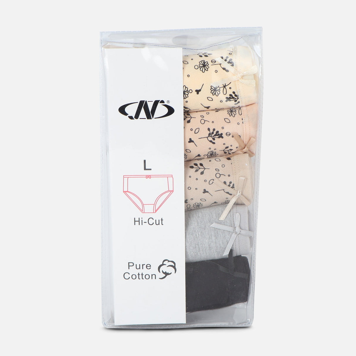 Women High-Waisted Panties 5 Pieces