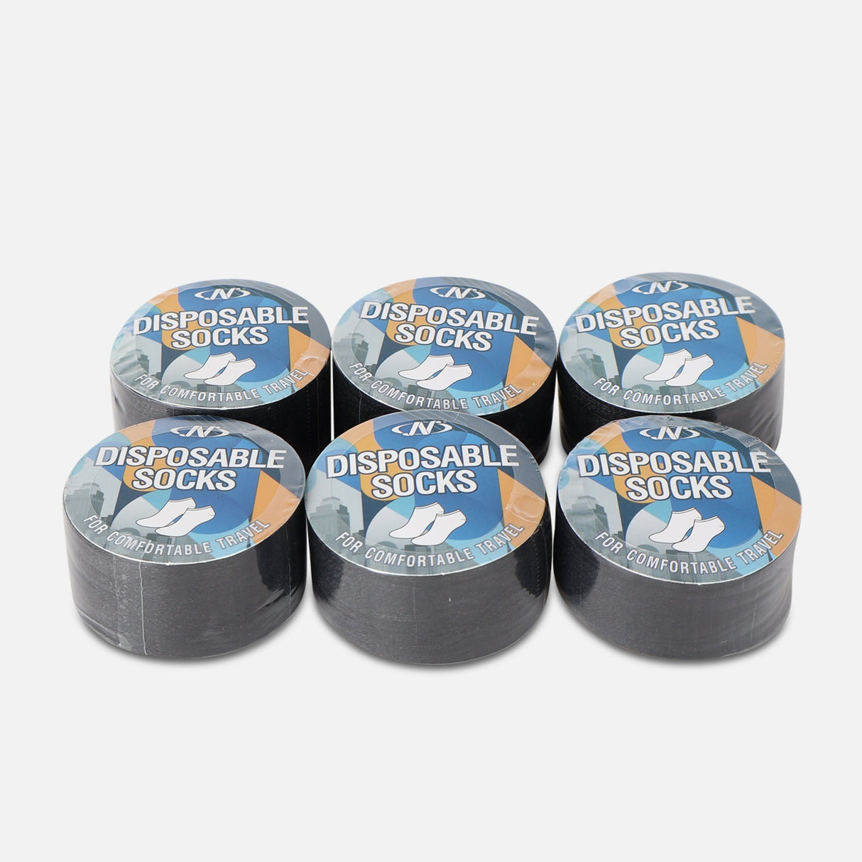 DISPOSABLE ANKLE SOCKS 6 PAIRS