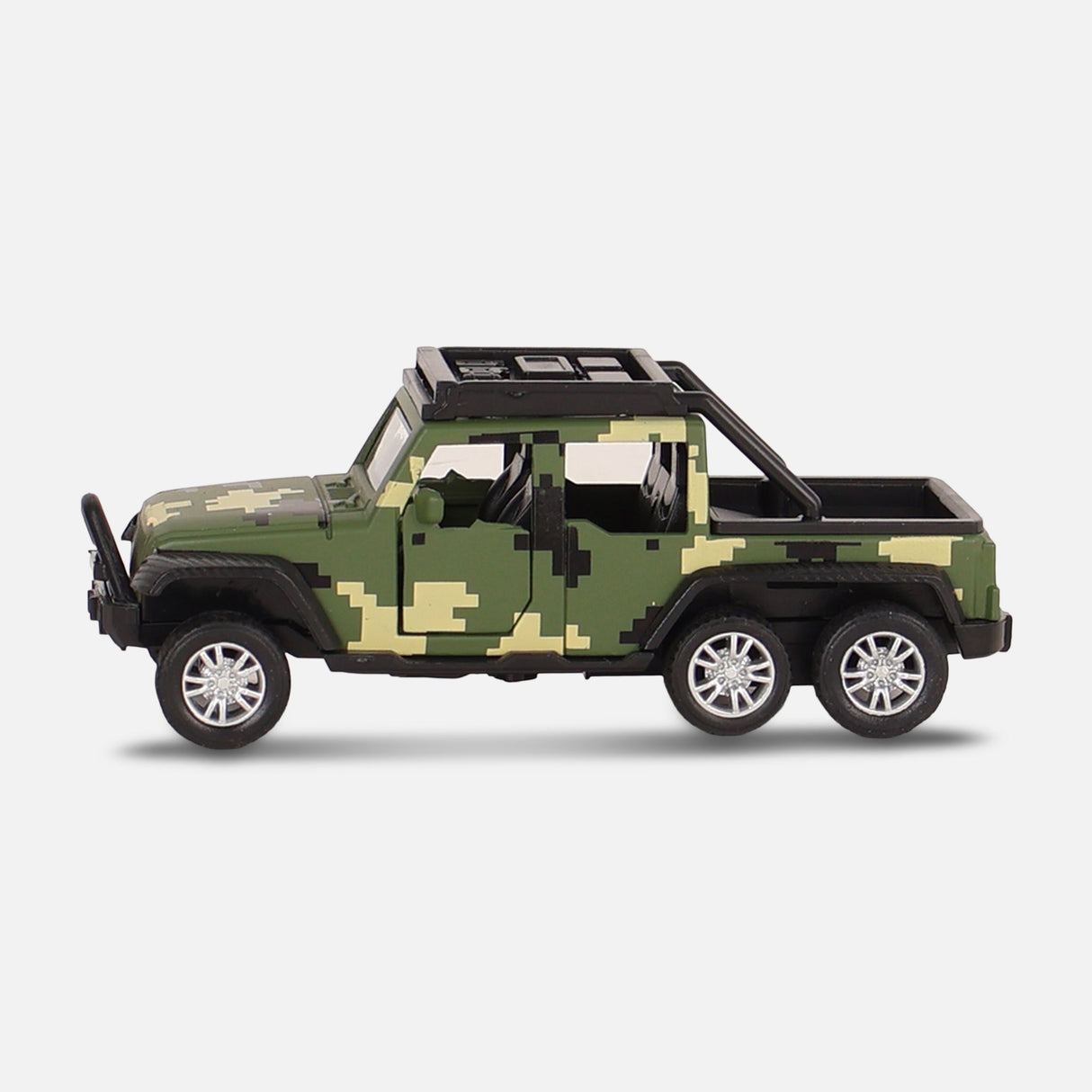 Die-Cast Pull Back Car Toy-Army Truck