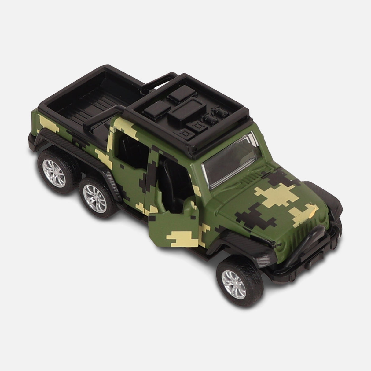 Die-Cast Pull Back Car Toy-Army Truck