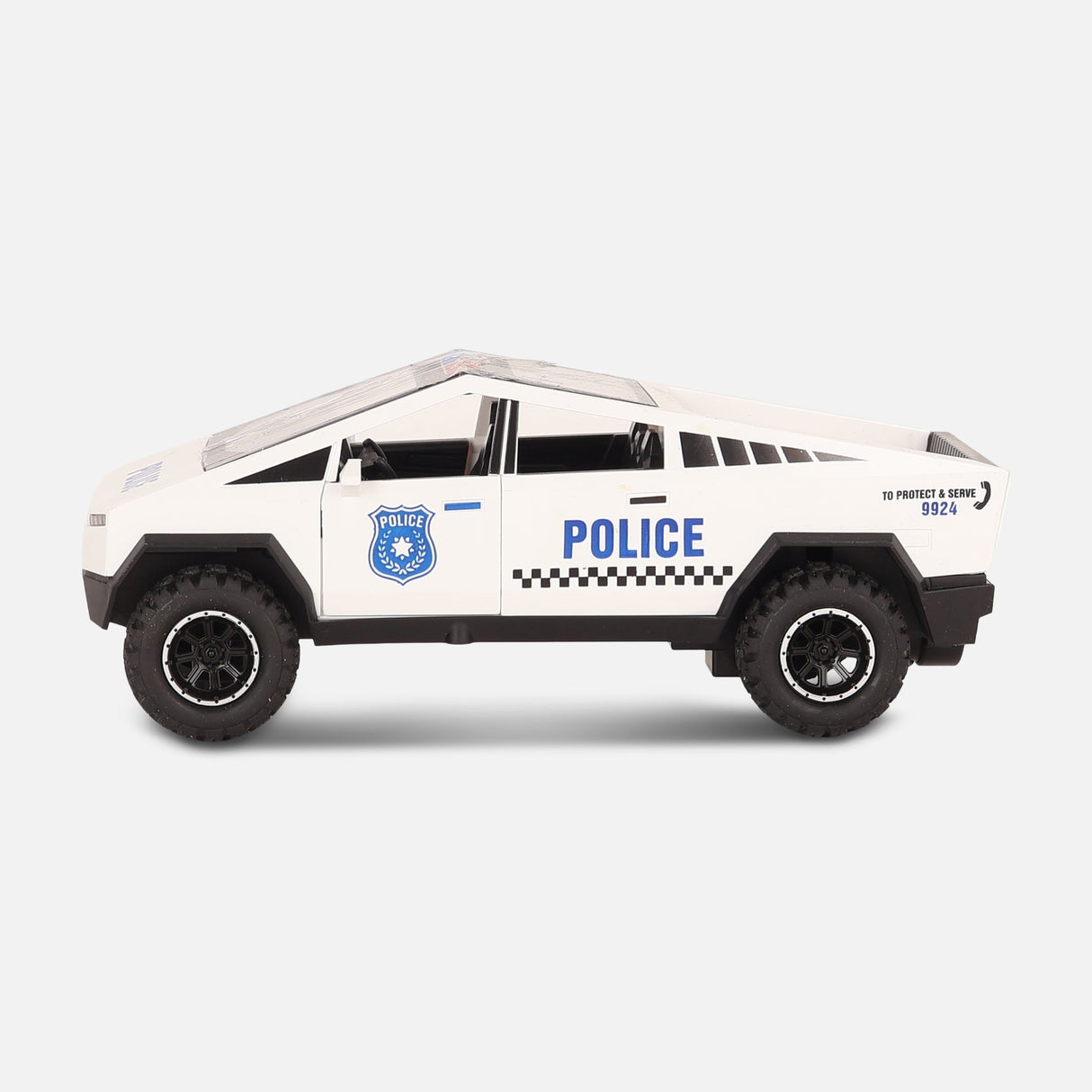 Friction Toy Car With Light & Music & Spary-Tesla Truck
