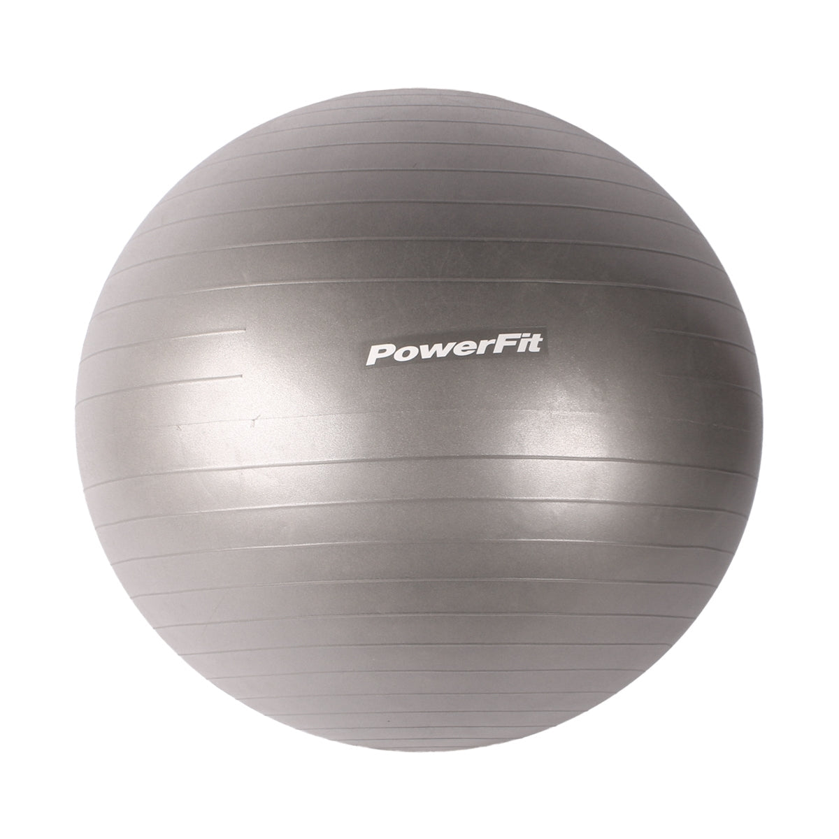 كرة رياضية مضادة للانفجار مع مضخة للقدم مقاس 65 سم - رمادي