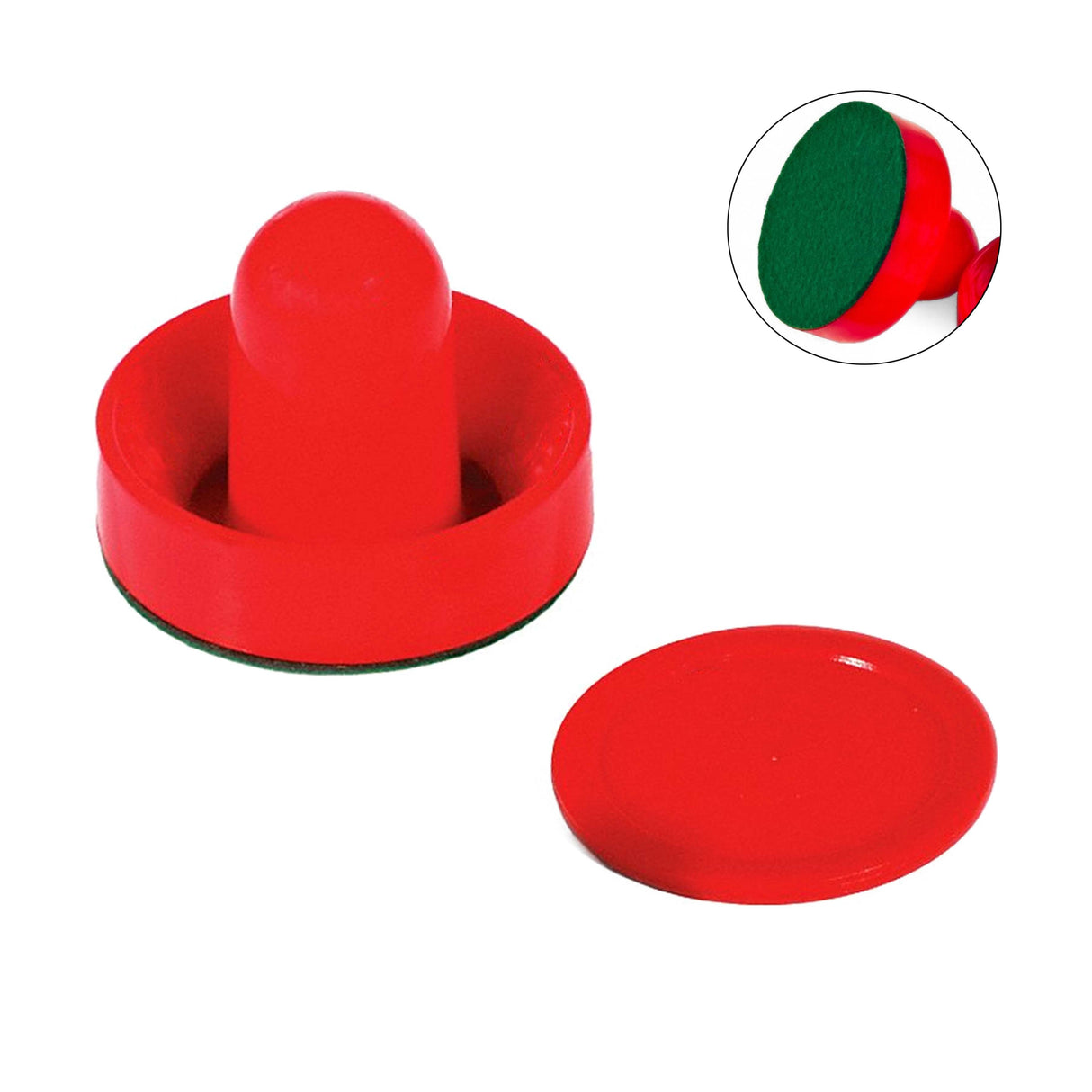 AIR HOCKEY PLASTIC PUCK WITH STRICKER