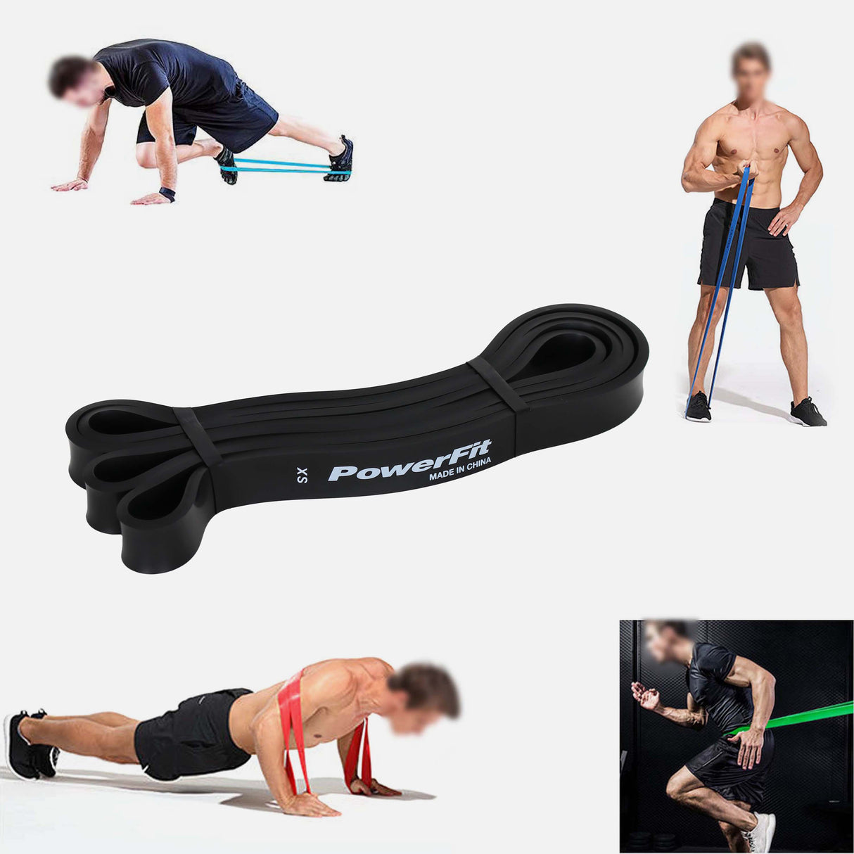 LATEX RESISTANT BAND WITH POWERLOGO