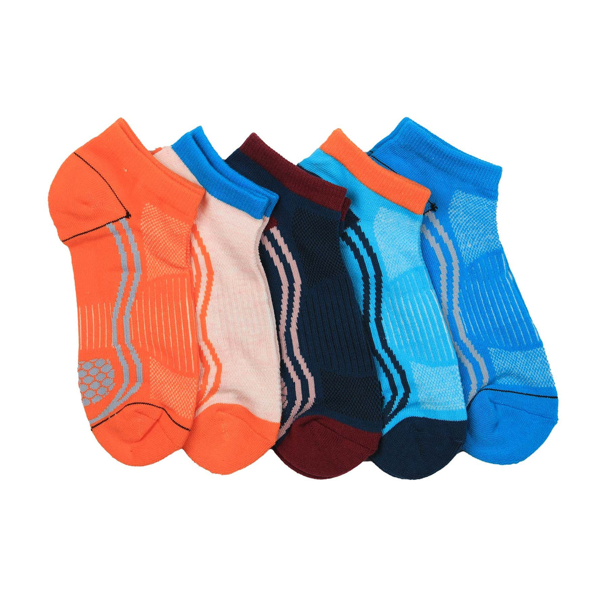 LADIES FASHION SOCKS 5 PAIRS FREE SIZE