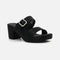 LADIES CASUAL SLIPPERS WITH SQUARE HEELS