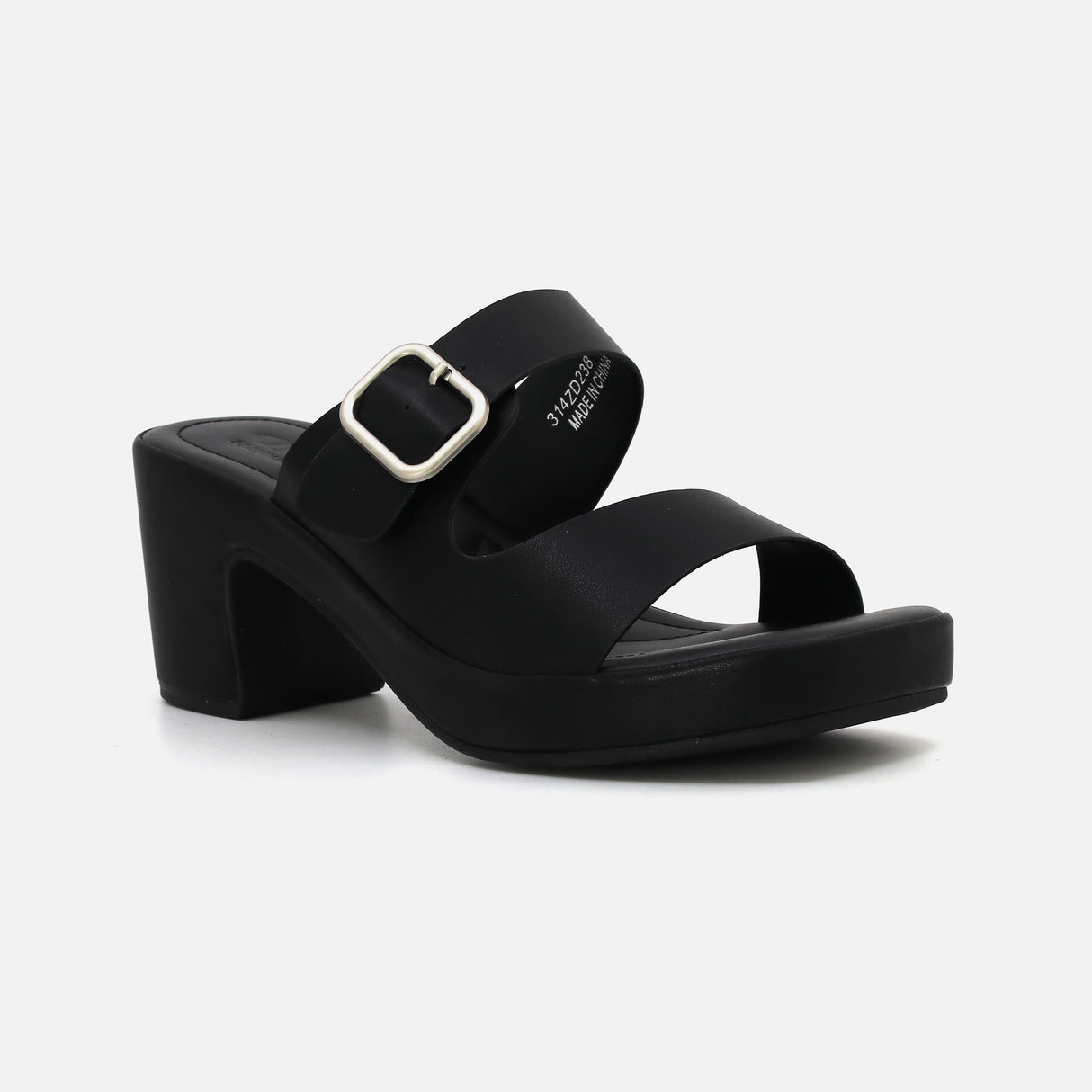 LADIES CASUAL SLIPPERS WITH SQUARE HEELS