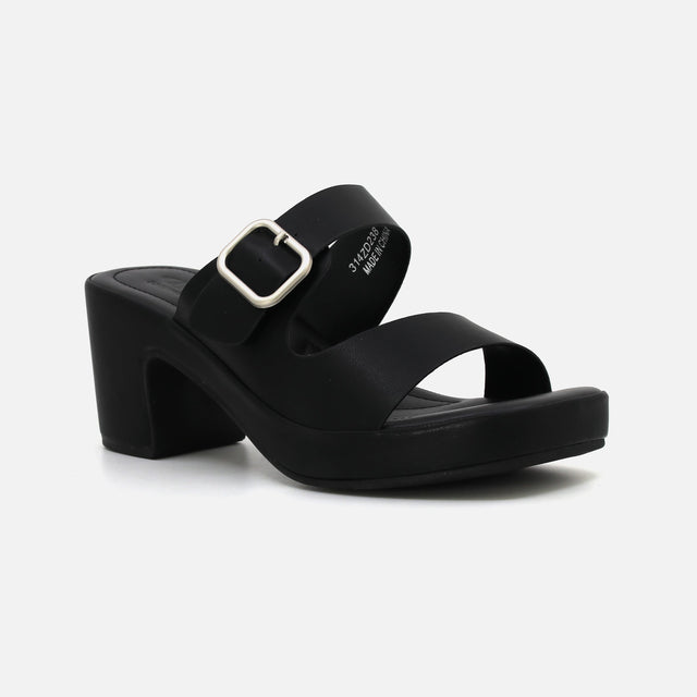 LADIES CASUAL SLIPPERS WITH SQUARE HEELS