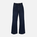 WOMEN DENIM PANTS JEANS WIDE LEG
