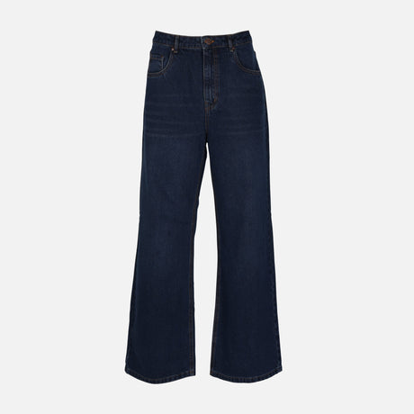 WOMEN DENIM PANTS JEANS WIDE LEG