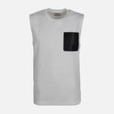 MEN VEST ROUND NECK REGULAR FIT
