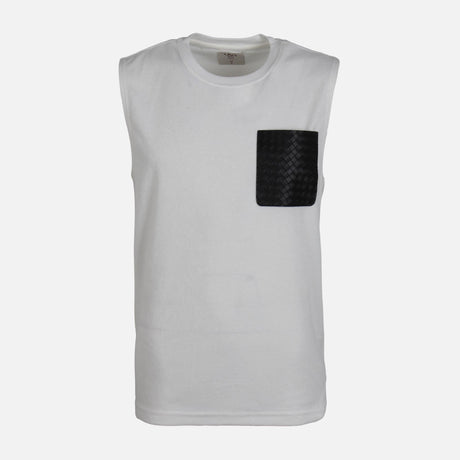 MEN VEST ROUND NECK REGULAR FIT