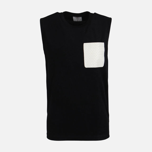 MEN VEST ROUND NECK REGULAR FIT