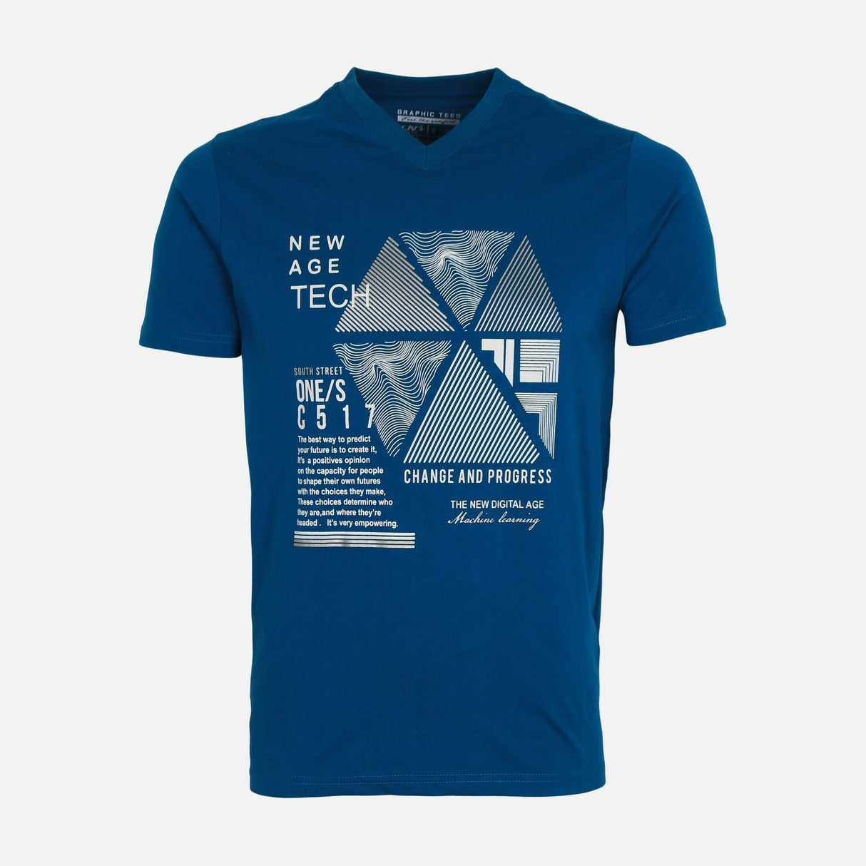 MEN T-SHIRT V-NECK REGULAR FIT
