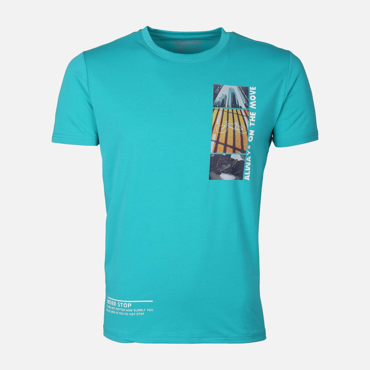 MEN T-SHIRT ROUND NECK REGULAR FIT