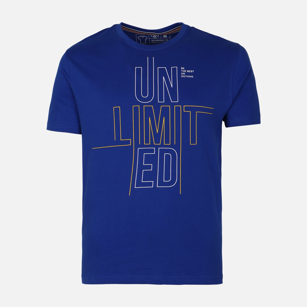 MEN GRAPHIC T-SHIRT ROUND NECK REGULAR FIT