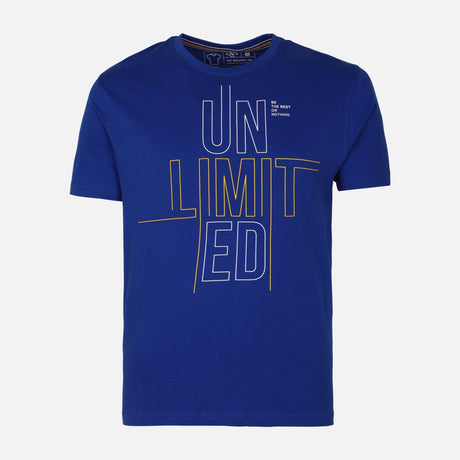 MEN GRAPHIC T-SHIRT ROUND NECK REGULAR FIT