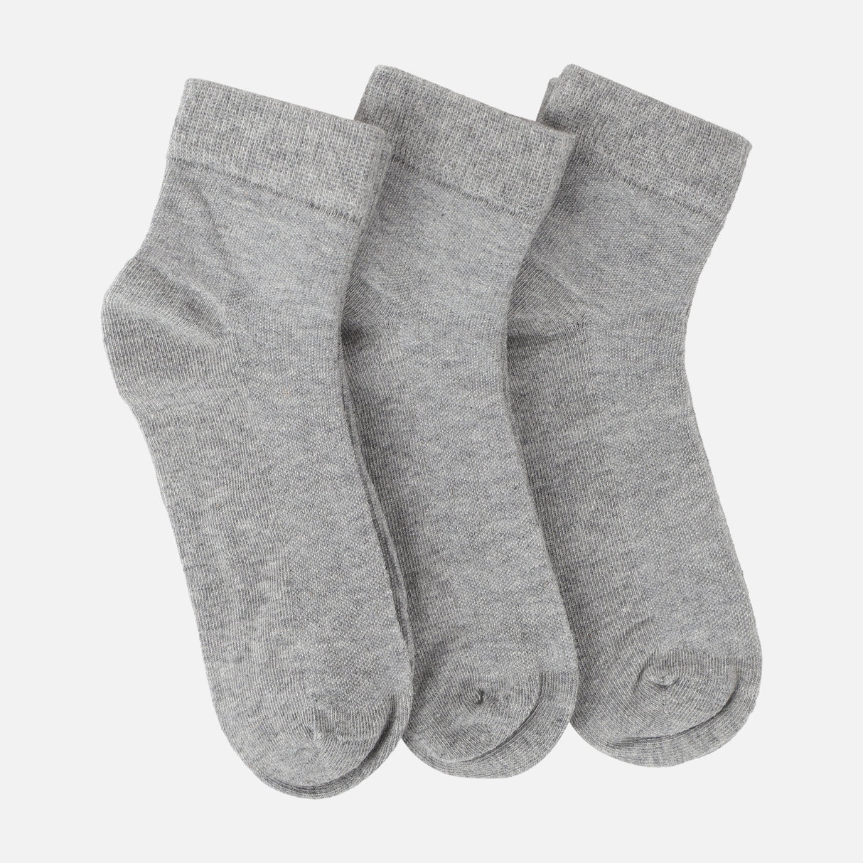 LADIES SCHOOL QUARTER SOCKS 3 PAIRS