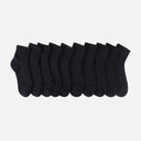 LADIES QUARTER SOCKS 10 PAIRS