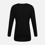 WOMEN RELAXED CREWNECK LONG SLEEVE TEE