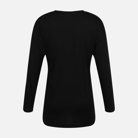 WOMEN RELAXED CREWNECK LONG SLEEVE TEE