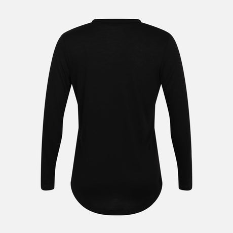 WOMEN RELAXED HIGH NECK LONG SLEEVE TEE