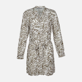 WOMEN WOVEN SHIRT DRESS