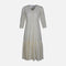 WOMEN SHORT SLEEVE LONG LACE DRESS