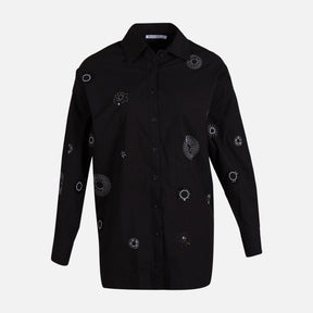WOMEN OVERSIZED LONG SHIRT