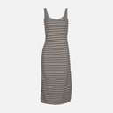 WOMEN SLEEVE LESS LONG RIB DRESS
