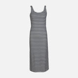 WOMEN SLEEVE LESS LONG RIB DRESS