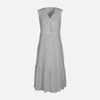 WOMEN SLEEVE LESS LONG DRESS