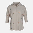 WOMEN EMB LONG SHIRT