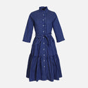 WOMEN SHORT SLEEVE LONG DRESS