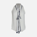 WOMEN SLEEVE LESS WOVEN TOP