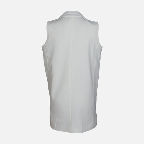 WOMEN SLEEVE LESS LONG BLAZER