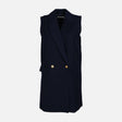 WOMEN SLEEVE LESS LONG BLAZER