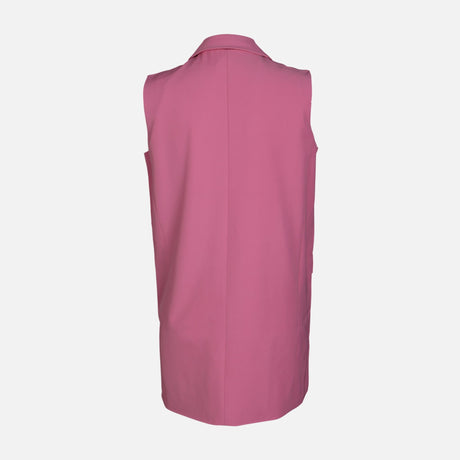 WOMEN SLEEVE LESS LONG BLAZER